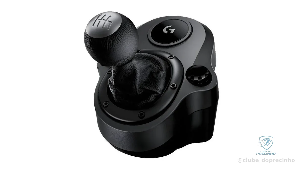 Câmbio Logitech G Driving Force - Compatível com Volantes Logitech G29, G920 e G923 para PS5, PS4, Xbox Series X|S, Xbox One e PC