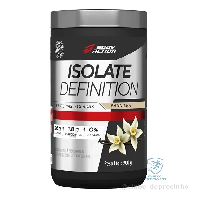 Whey Isolado Proteína 100% Isolada 900g Body Zero Açúcar