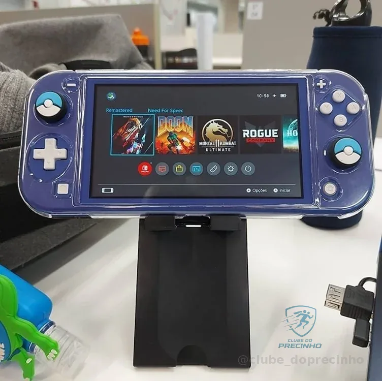 Console Nintendo Switch Lite 32gb Azul Turquesa Standard Tela 5,5'' Cor Azul-turquesa Mercado Livre