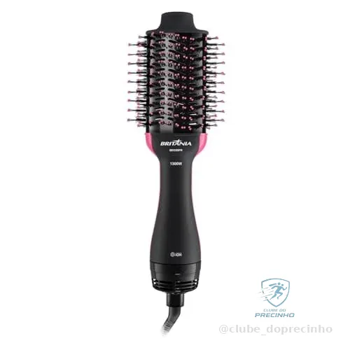 Escova Secadora Britânia BEC02PR Bivolt 4 em 1 1300W