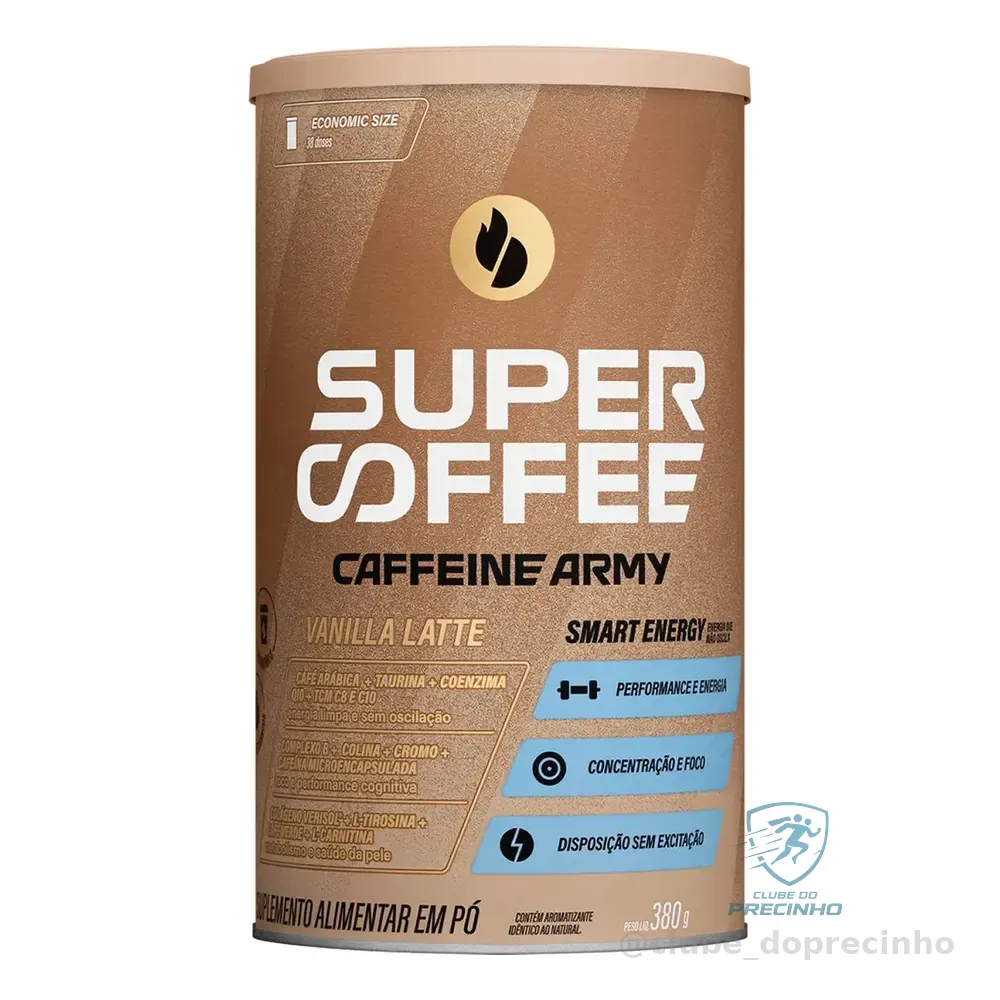 Supercoffee Vanilla Latte - Economic Size (380g) - Caffeine Army Baunilha