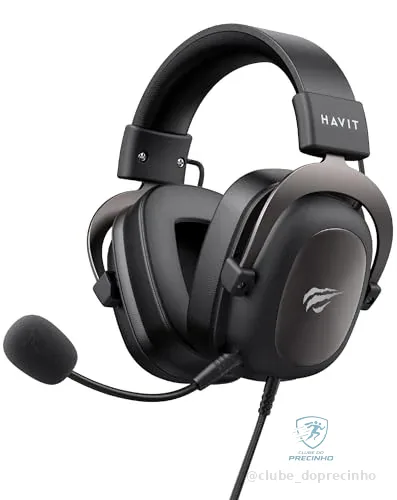 🔥 PARCELADO! Havit Headphone Fone de Ouvido H2002d, Gamer, com Microfone, Falante 53mm, Plug 3, 5mm: compatível com XBOX ONE e PS4, HAVIT, HV-H2002d