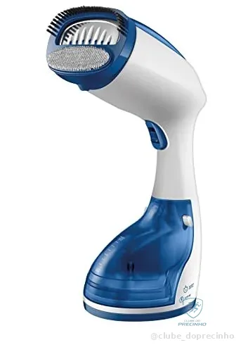 🔥 PARCELADO! MONDIAL Passadeira a Vapor Portátil Fast Steam, Branco/Azul, 1270W, 110V - VP-09