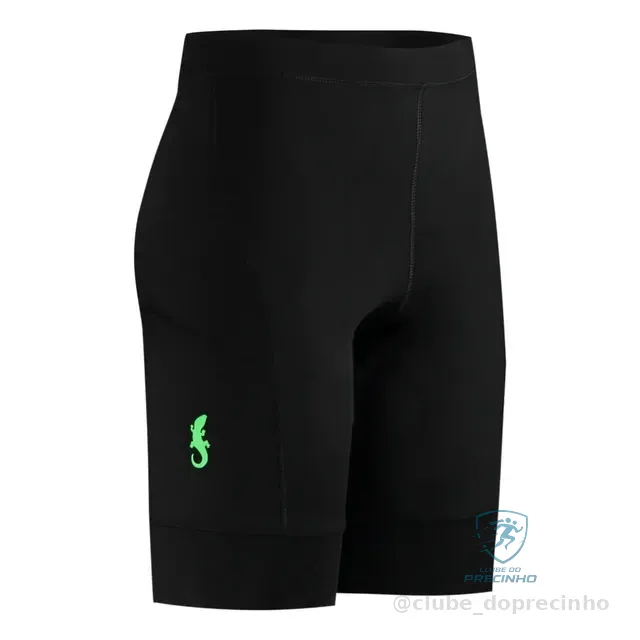 Bermuda Compressão Masculina Kupaa Preto Esporte Corrida