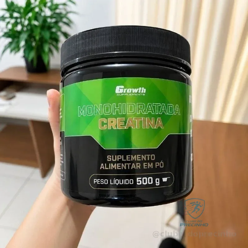 Creatina Growth 100% Pura 500g Mercado Livre