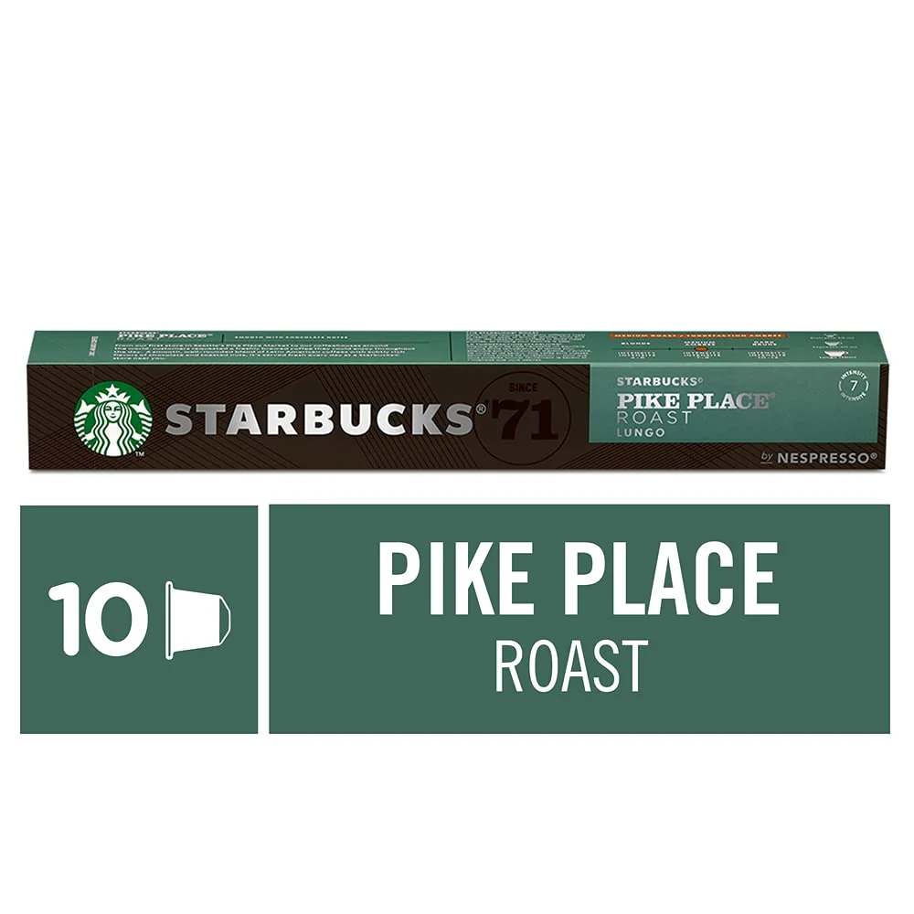 Café em Cápsula Starbucks® Pike Place by Nespresso® - 10 cápsulas