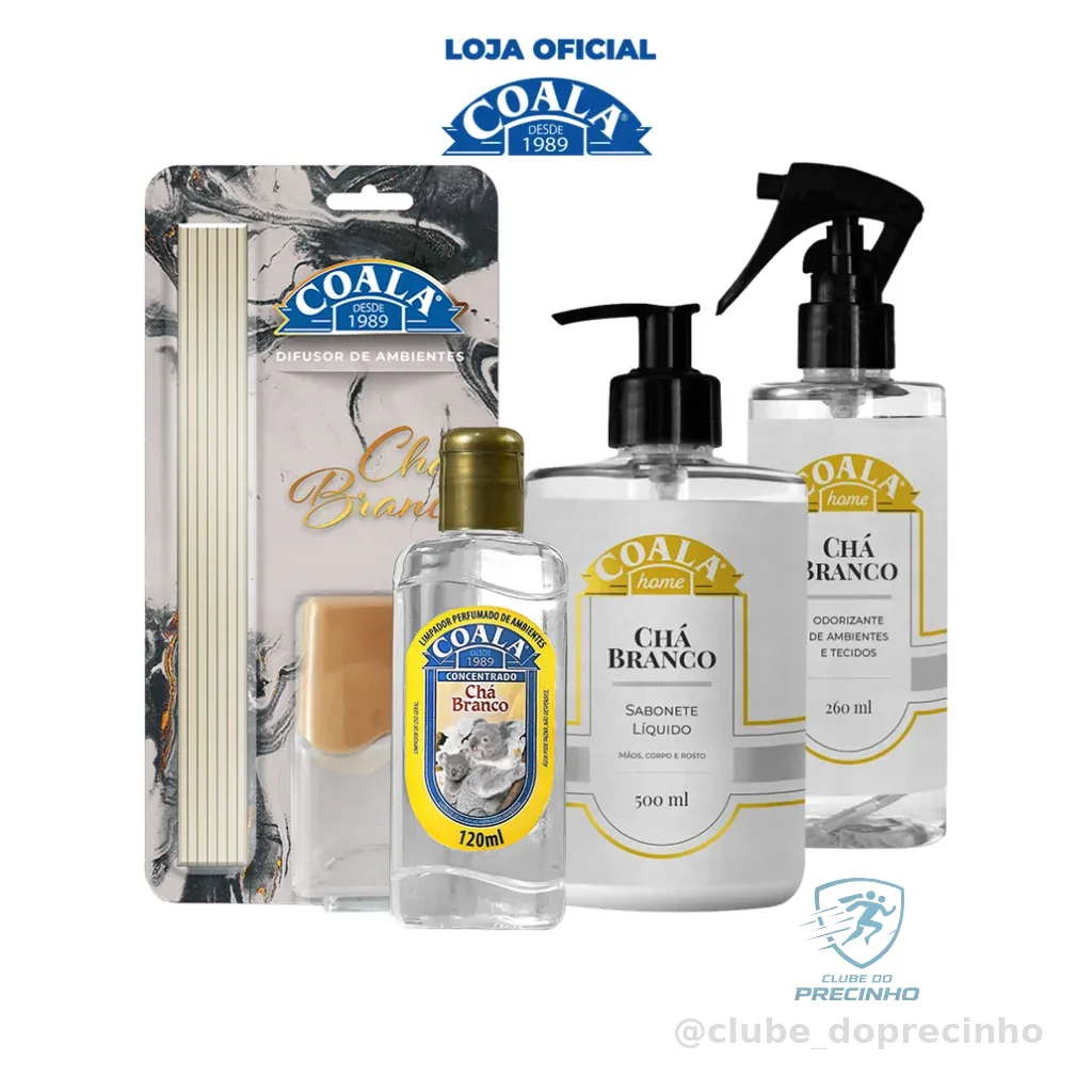 kit Coala Home Chá Branco Shopee