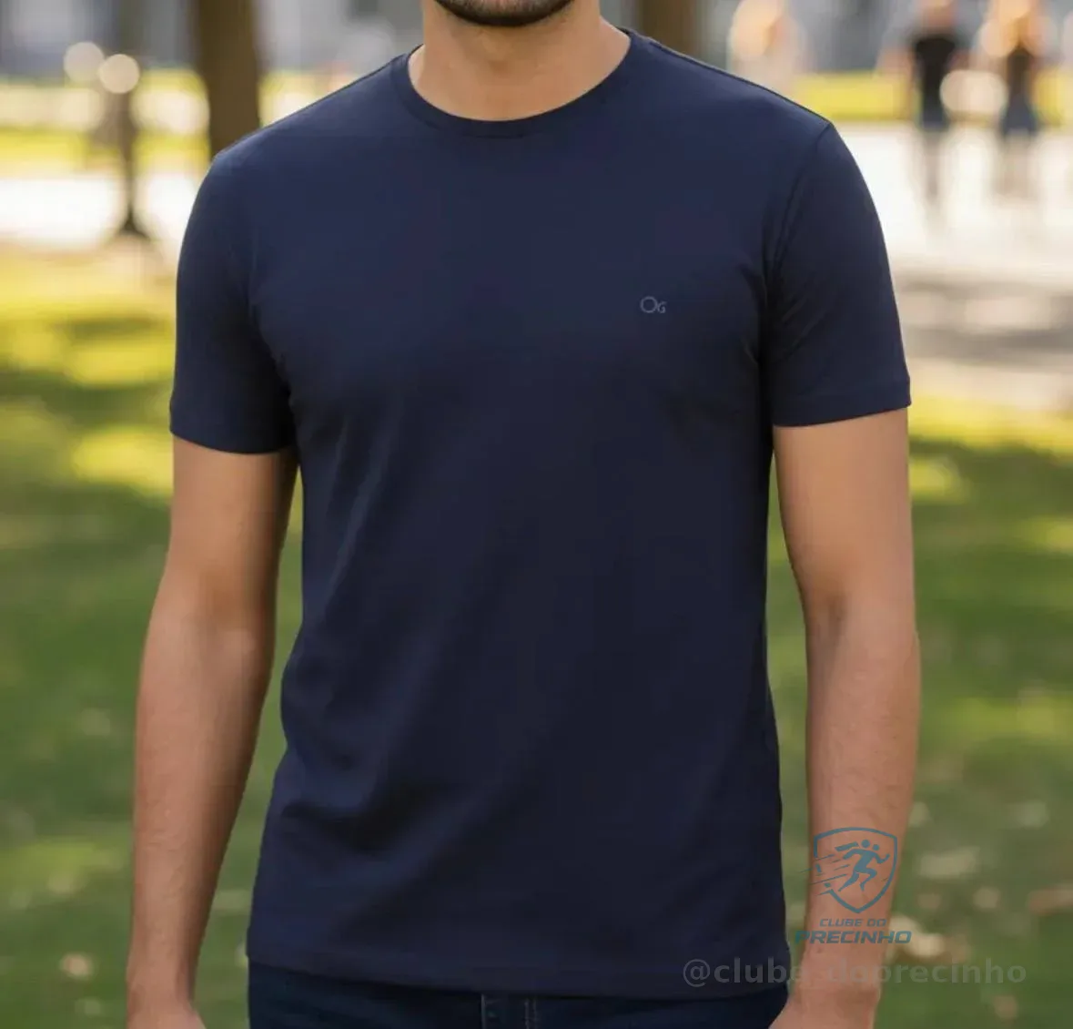 Camiseta Masculina Básica Slim Algodão Ogochi Mercado Livre