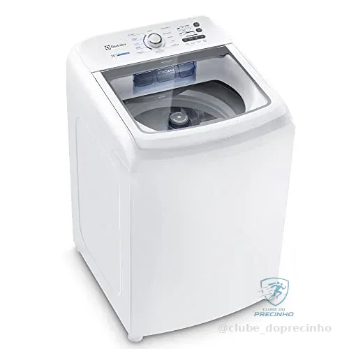 Máquina de Lavar Electrolux 15kg Branca Essential Care com Cesto Inox e Jet&Clean (LED15) - 127V