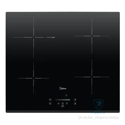 Cooktop 4 Bocas De Indução Midea Built In Even Pro