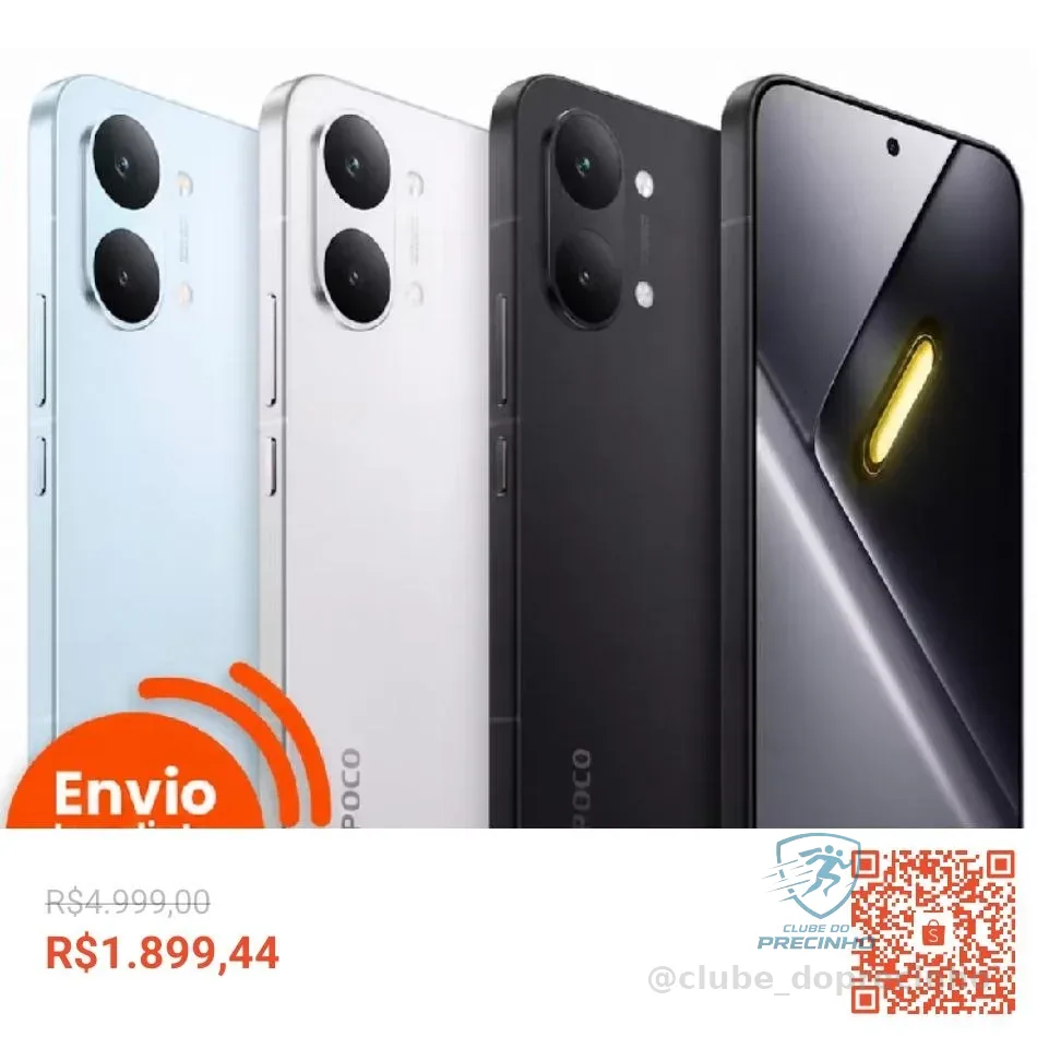 Celuar Xiaomi Poco X8 Pro 512GB / 256GB 5G NFC Versão Global Original e Envio Imediato Com NF