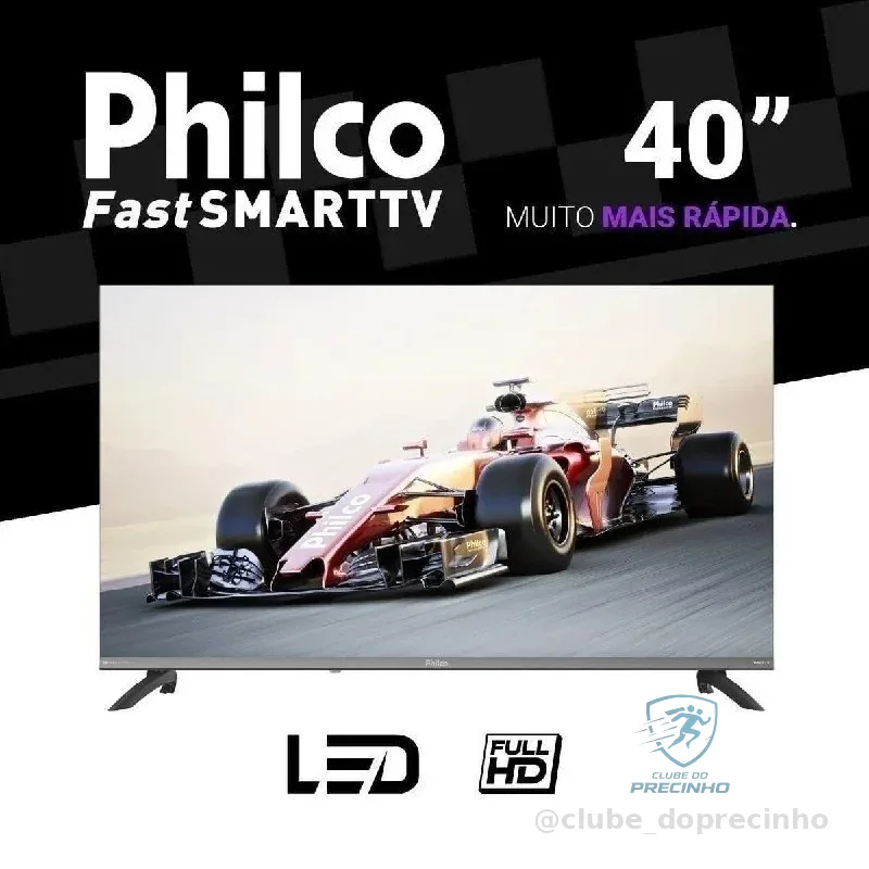 Smart TV 40" Philco Roku TV HDR10 Dolby Áudio P40CRA