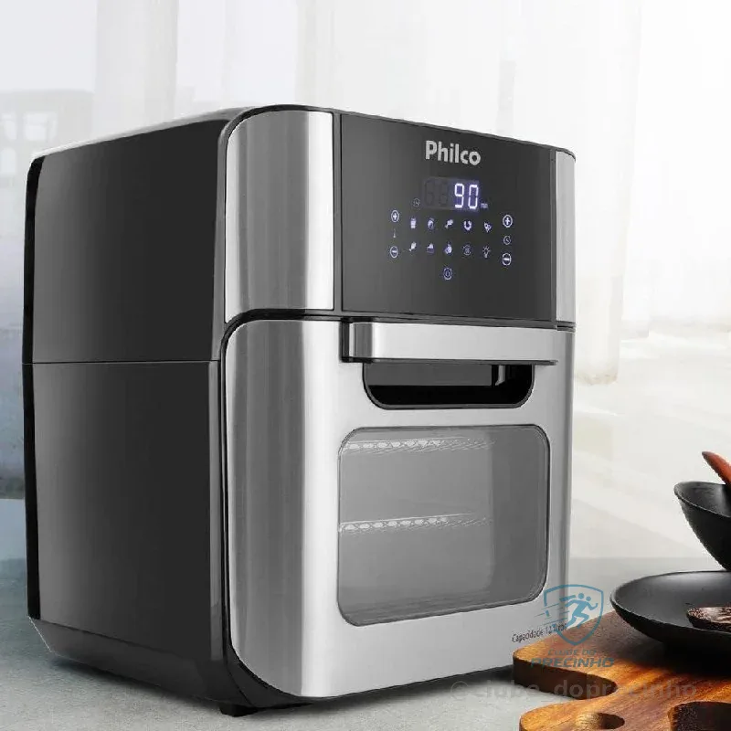 🔥 PARCELADO! Fritadeira Philco Air Fryer Oven 12L PFR2200P - 127V