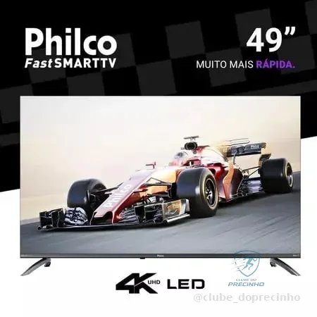 🔥 PARCELADO! Smart TV 49" Philco UHD 4K DLED Roku P49CRA