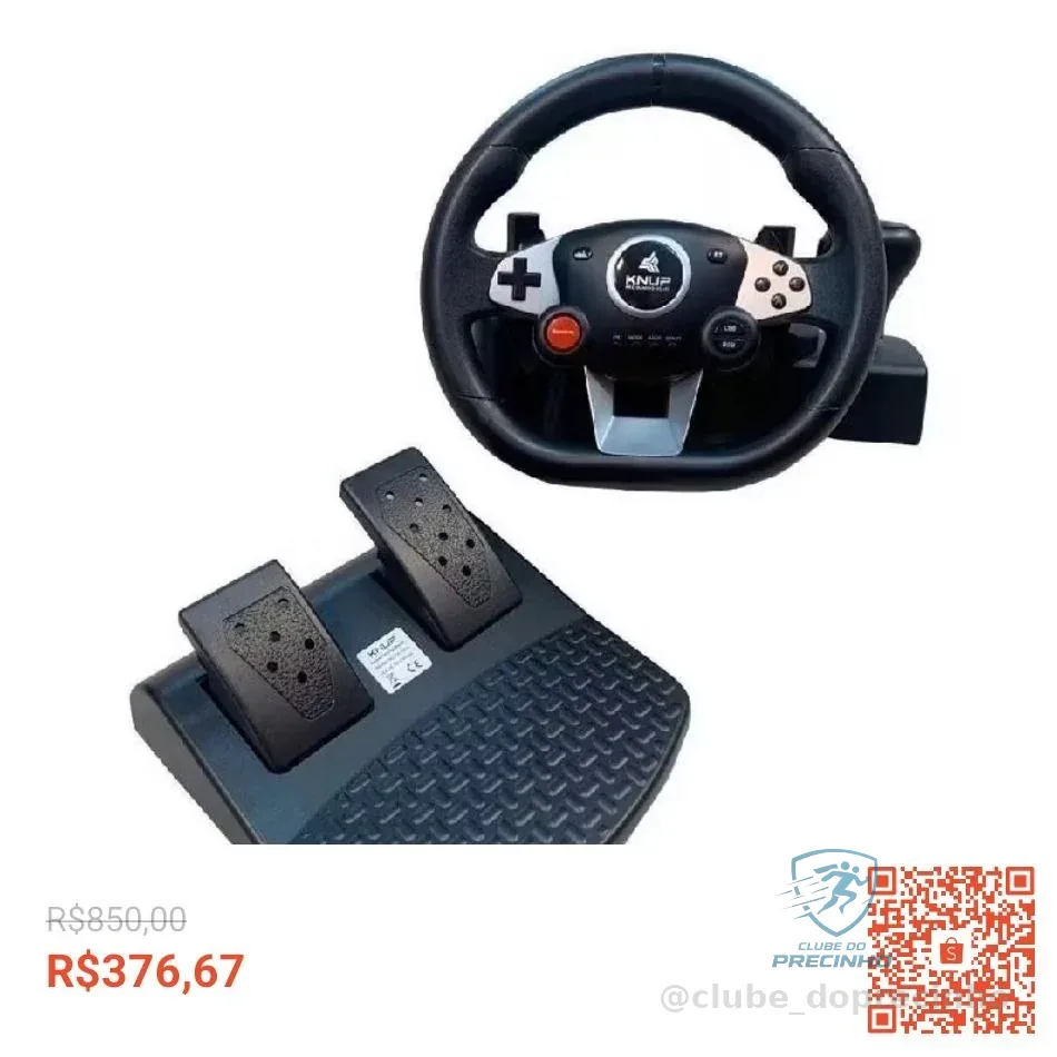 Volante Gamer Knup Kp-5816 Pro Gaming Joystick Wadjet