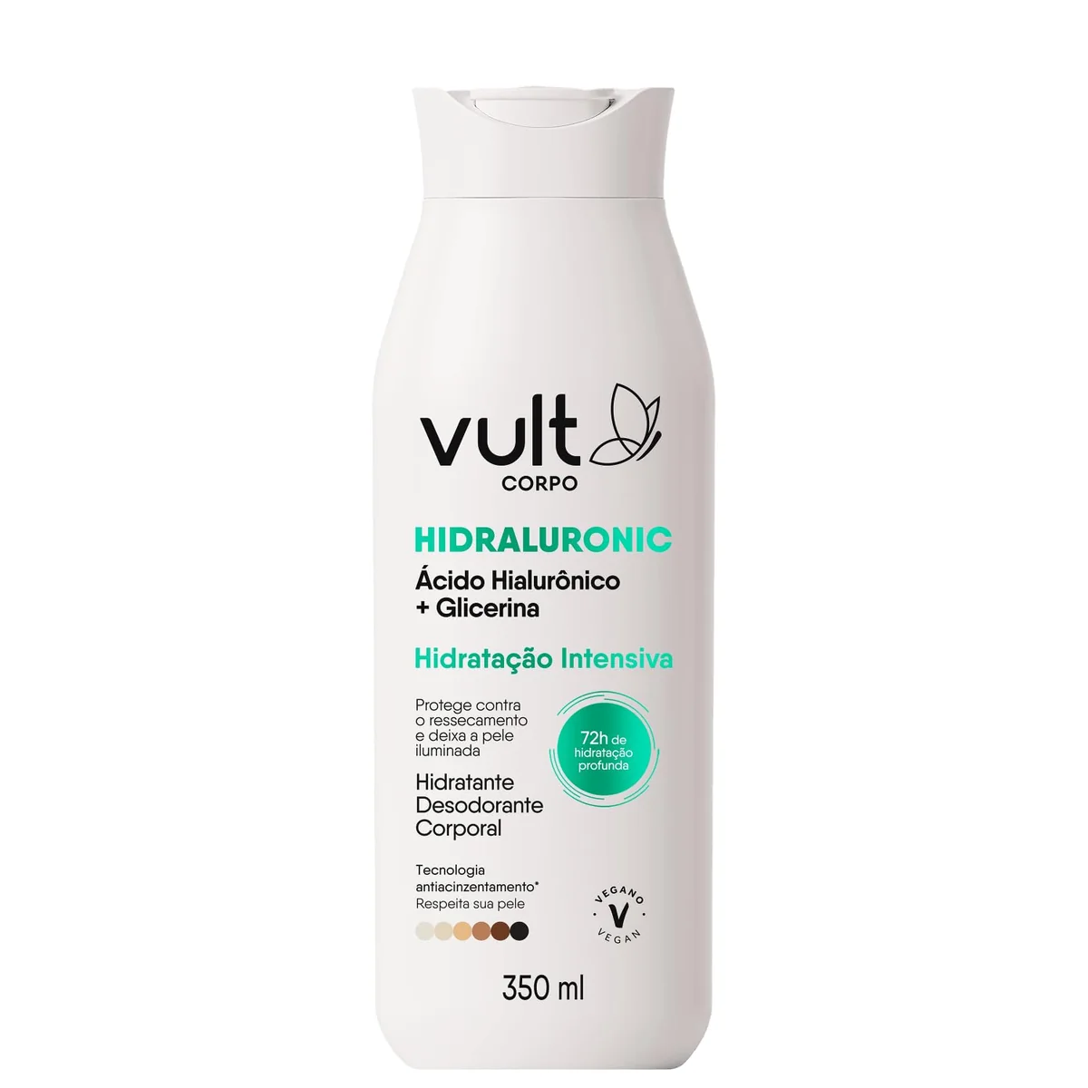 Vult Hidraluronic Hidratante Desodorante Corporal 350ml