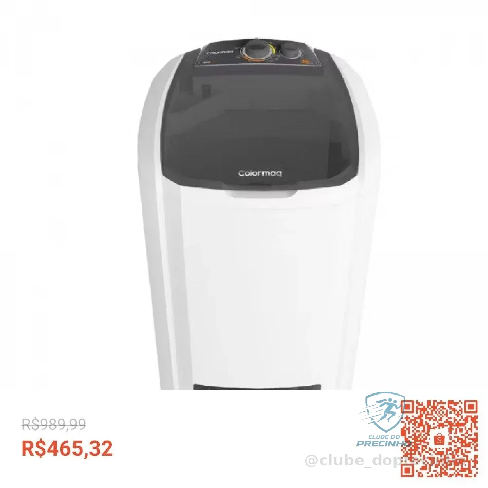 Lavadora Semi Automática Tanquinho Colormaq 20kg