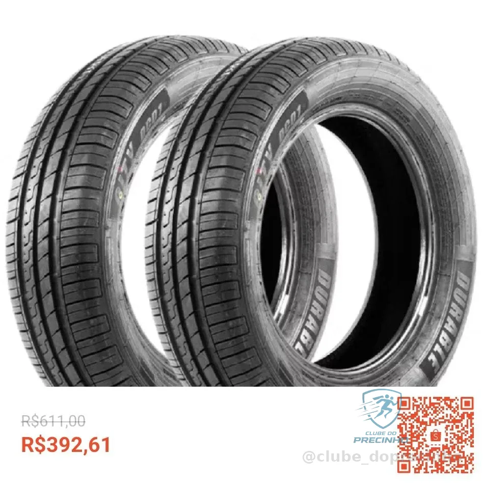 Kit 2 Pneus 175/75 R14 Durable City DC01 86T Novos Aro 14