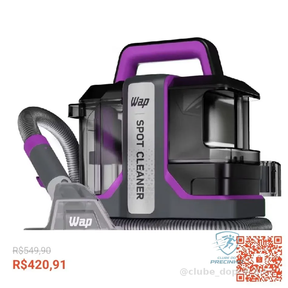 Extratora de Sujeiras Portátil Spot Cleaner W3 1450W 3 em 1 para Tapetes, Carpetes, Estofados