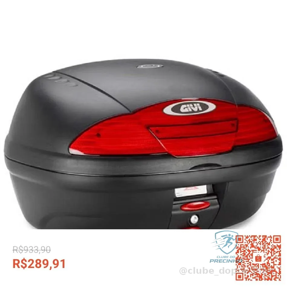 Baú Bauleto Moto Givi Monolock Com Base 45L