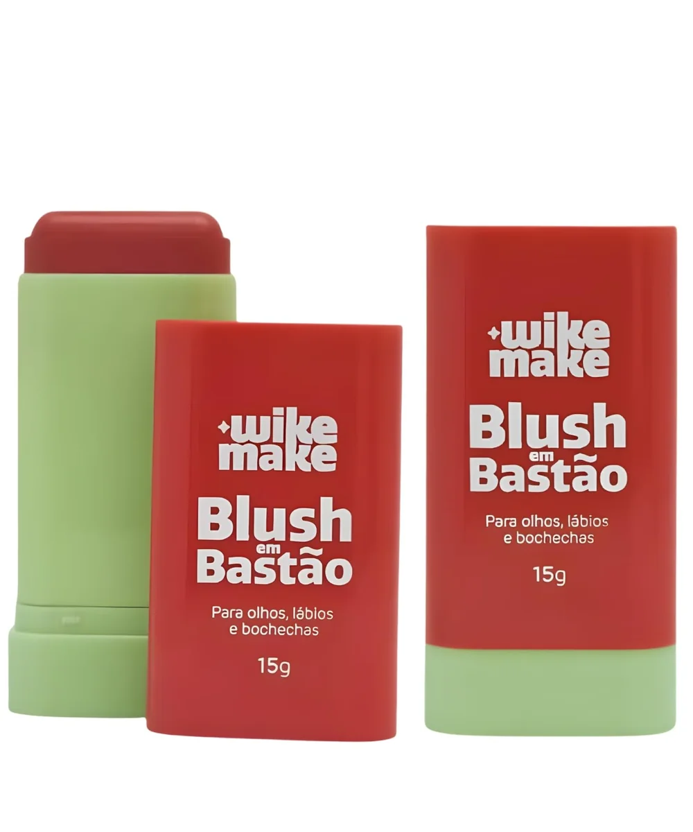 Blush em Bastão Amor Anjo, Cores Sortidas, Pigmentado, Cremoso, Longa Duração (01, Padrão)