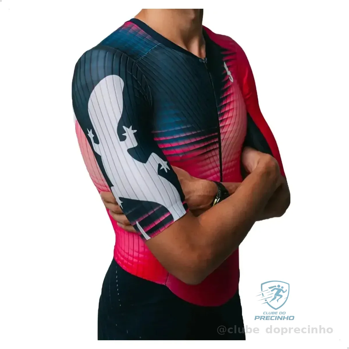 Macaquinho Triathlon Kupaa Tech Velocity Triaton Confortável Rosa