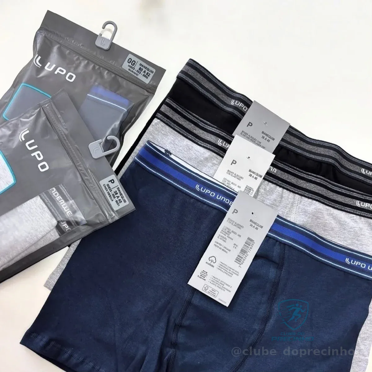 Kit 4 Cuecas Boxer Lupo Algodão Mercado Livre