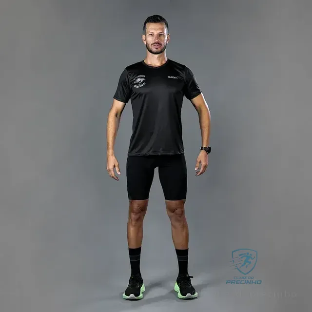 Camiseta Running Woom Garage Training Preto Masculina Ii