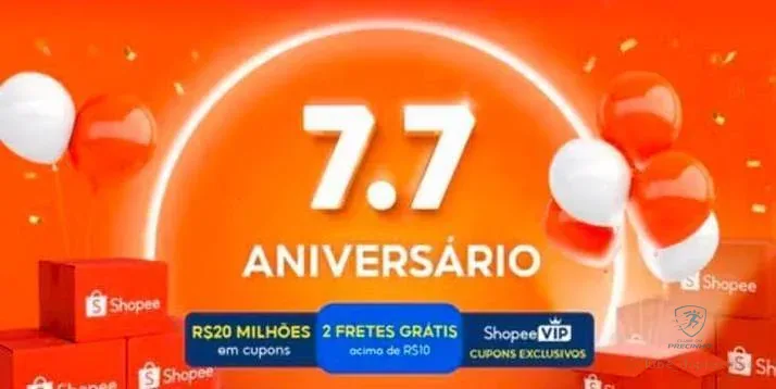 COMEÇOU 7.7 DA SHOPEE!