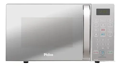 Micro-ondas Philco Pmo23eb Limpa Fácil 20 Litros Potência De 1100w Cor Branco 220v