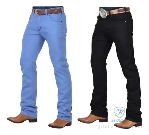Kit 2 Calças Country Masculina Linha Premium Para Rodeio