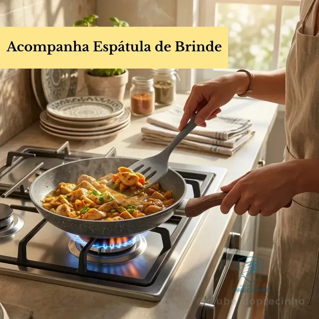 Frigideira De Cerâmica Antiaderente Grande Fogão A Gás Indução Cooktop Elétrico Solar Panela 24cm Shopee