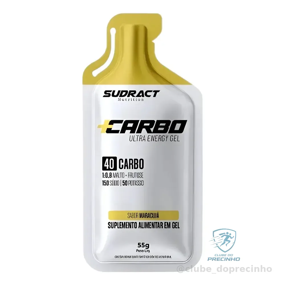 Gel Energético Nutricional Sudract Carbo Ultra Maracujá 10x55g