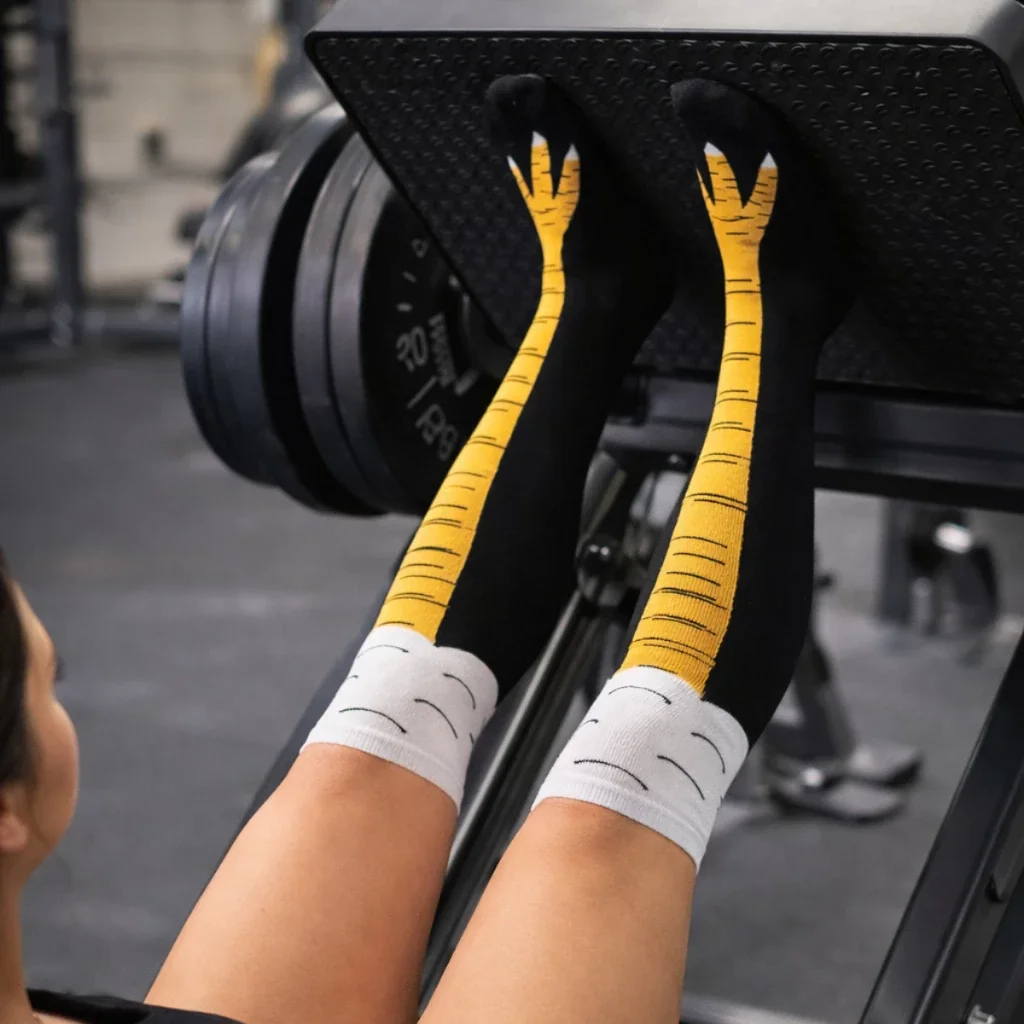 Meia  Longa Feminina Pé de Frango