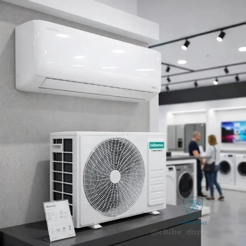 Ar Condicionado Split Inverter Hisense R-32 Hi-wall 12.000 Btus Quente e Frio Wi-fi 220v