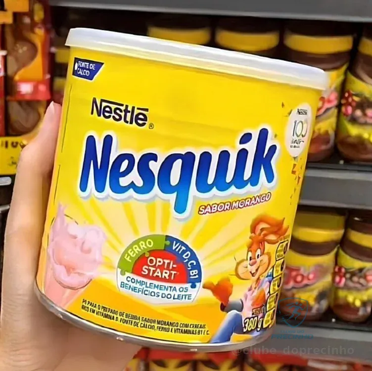 Nesquik Em Pó, Morango, 380G