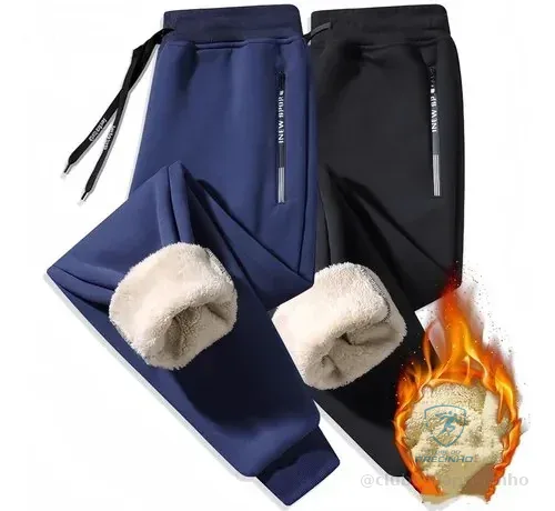 Calça Moletom De Lã Grossa - Pronta Entrega