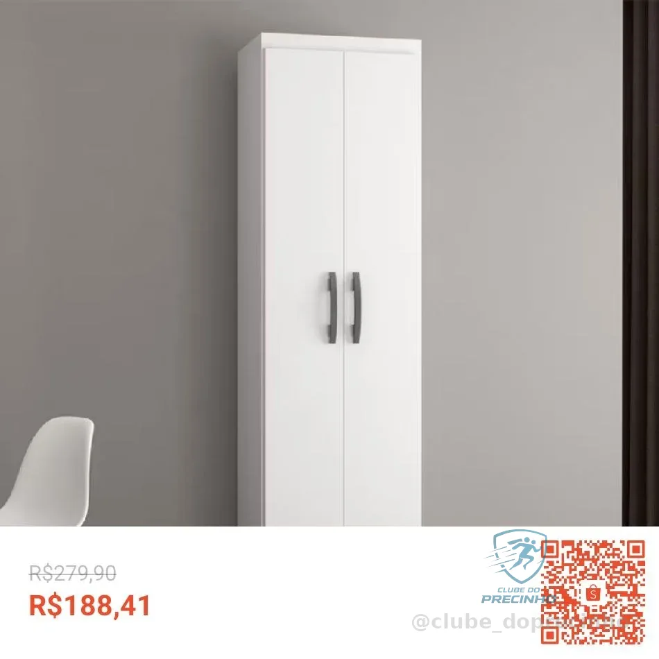 Multiuso 2 Portas Slim Poquema