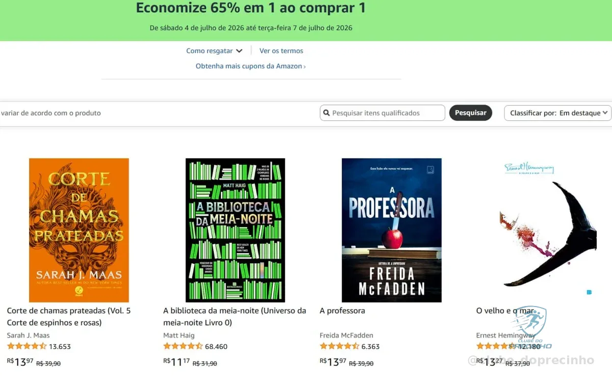 🔥 65% OFF em Livros e Ebooks