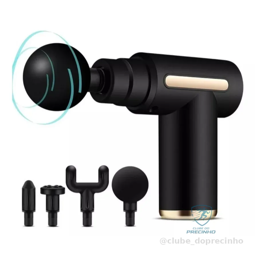 Massageador Elétrico Profissional Muscular Pistola Original Massagem Gun 110V/220V Shopee