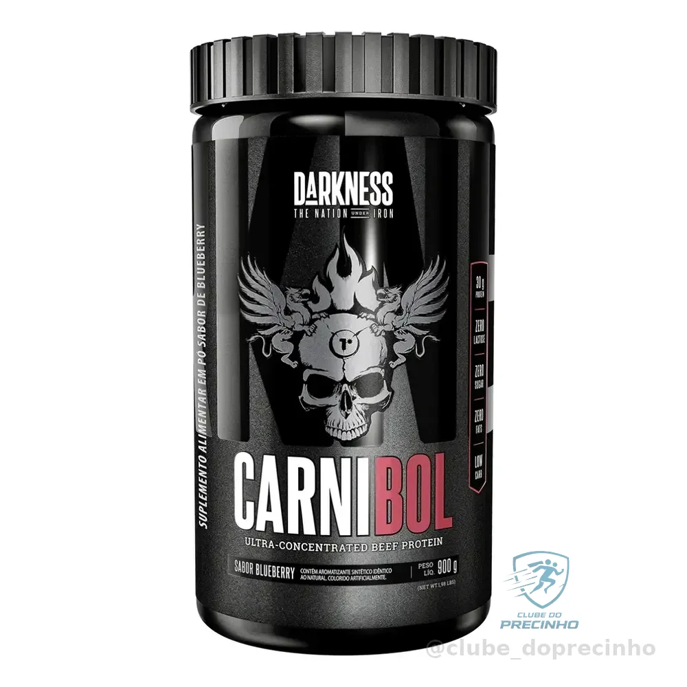 Whey Proteína De Carne Carnibol Blueberry 900g Darkness