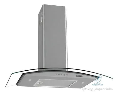 Coifa Depurador 75cm Kromanox Vidro Curvo Inox Cozinha 220v Cromanox 220v