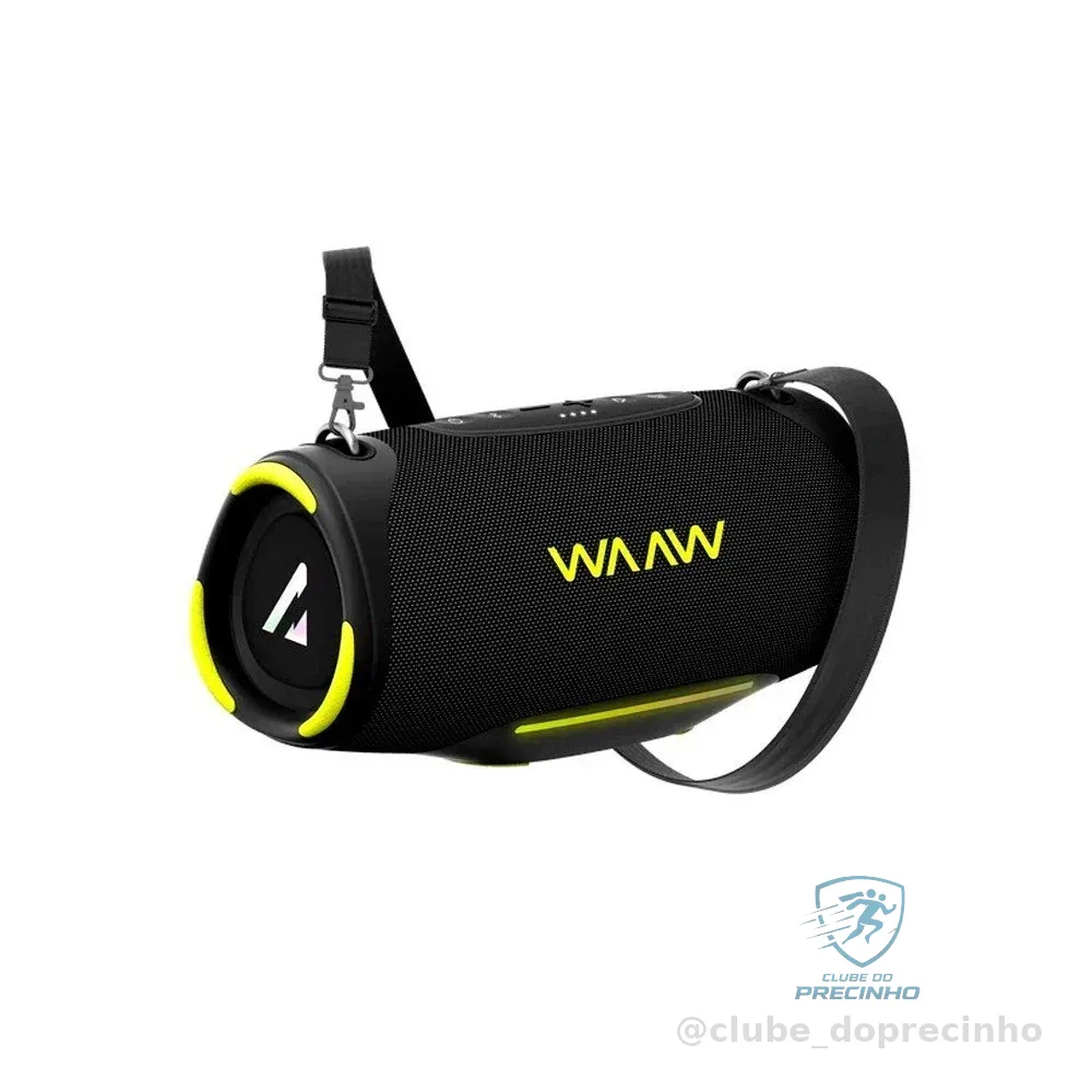 Caixa de som Boombox Waaw Boom 150 Bluetooth 80W IPX7