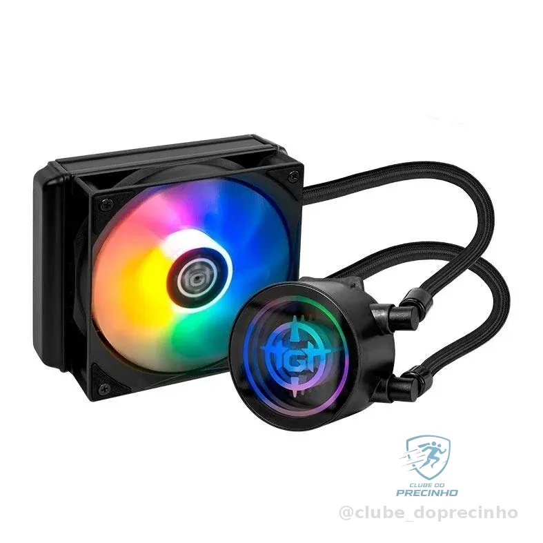 Water Cooler TGT Spartel V3, Rainbow, 120mm, Preto, TGT-SPLV120-BK01