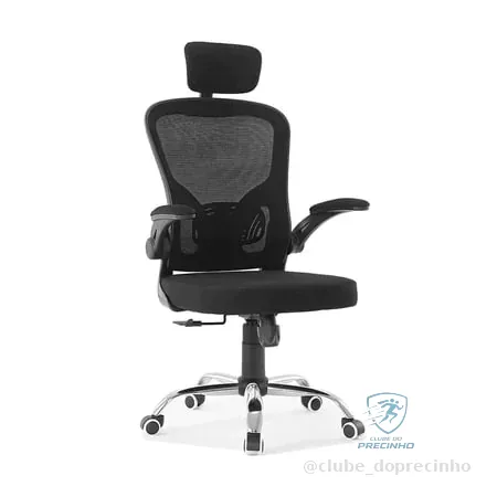 Cadeira Ergonômica de Escritório Giratória Malha Mesh Respirável Syberflex