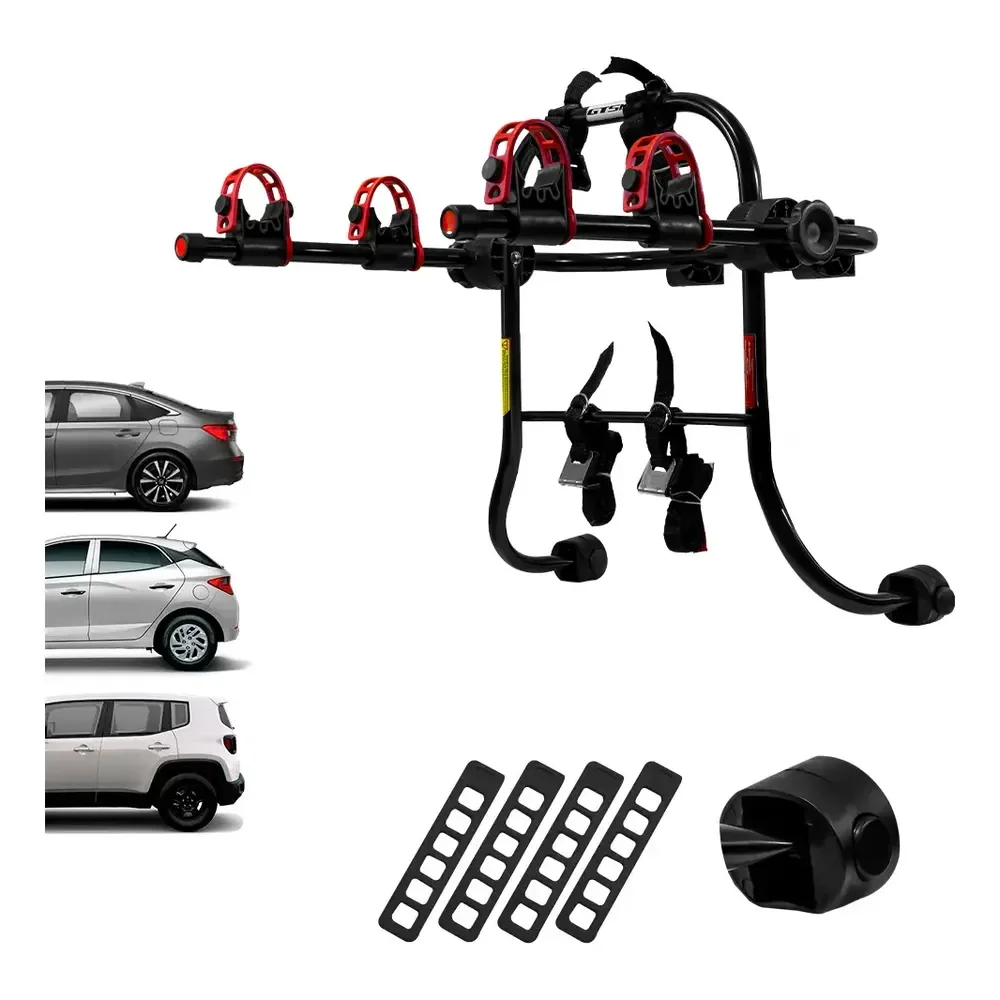 Suporte Transbike Gts 2 Bicicletas Bike Porta Malas Force