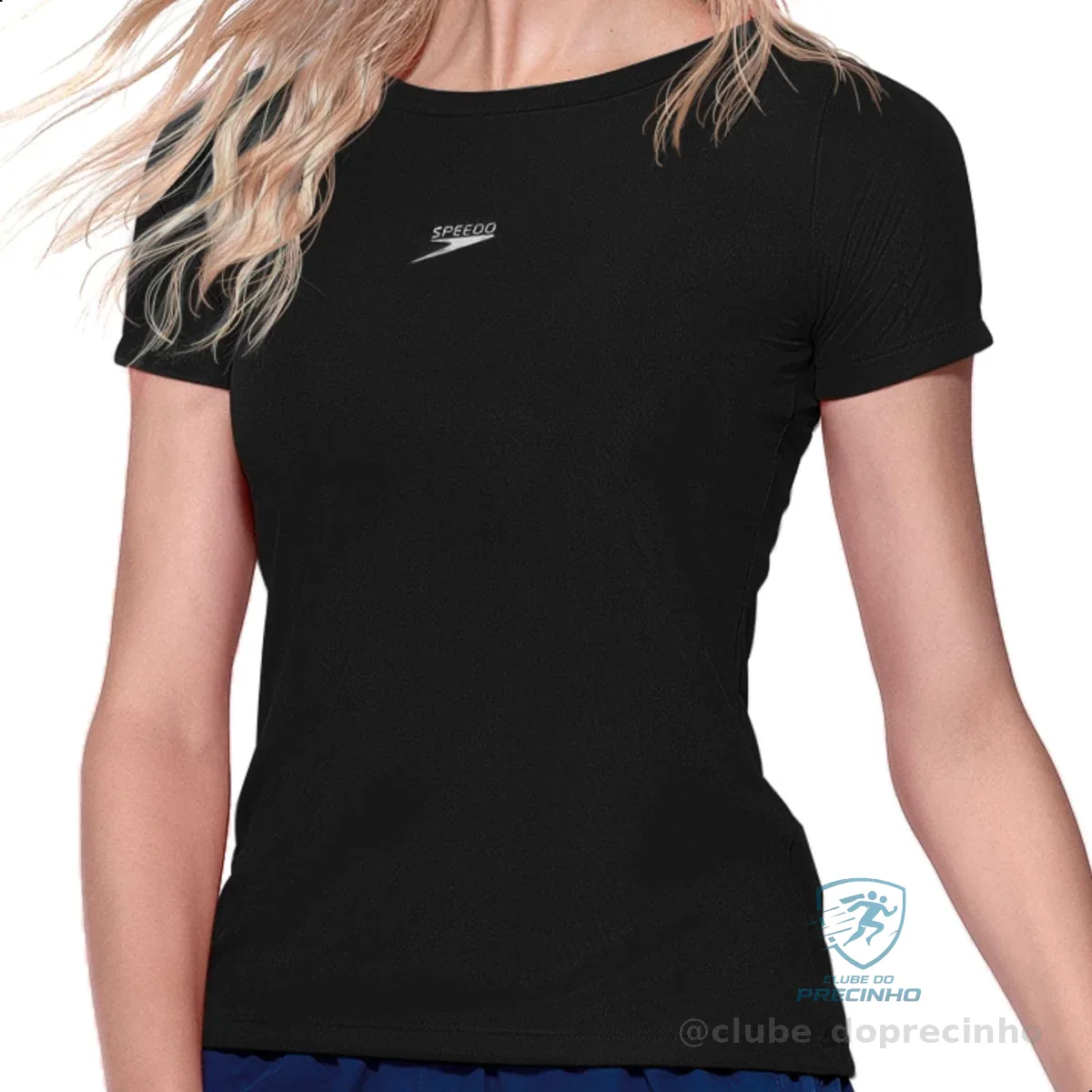 Camiseta Feminina Speedo Slim Academia Treino Sport Fitness
