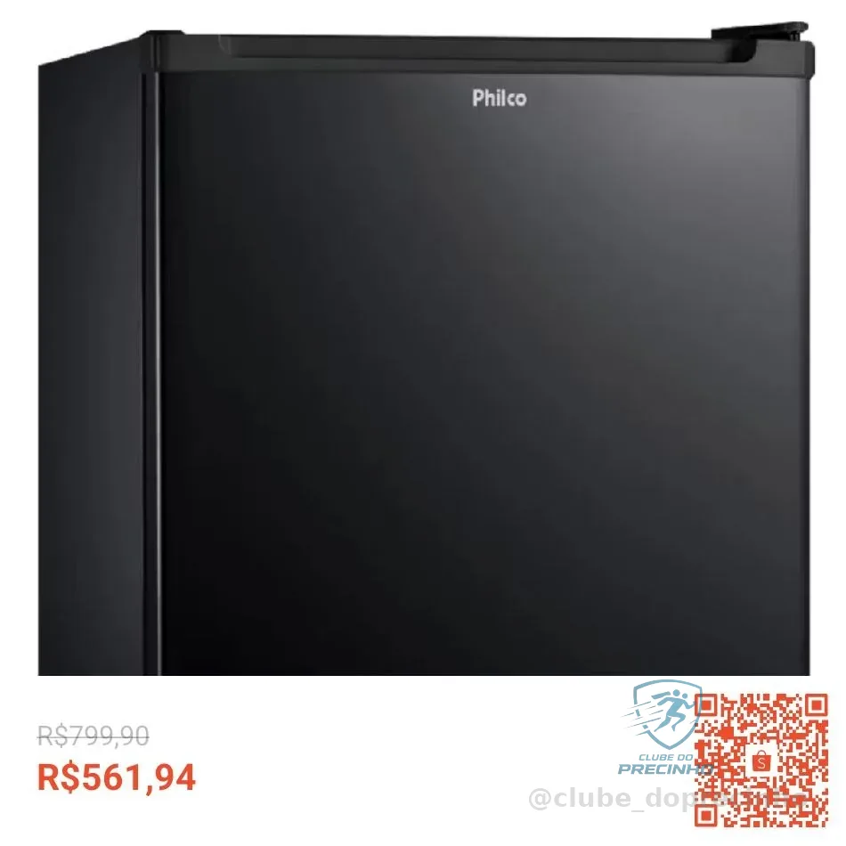 Frigobar Pfg50p 45 Litros 1400w Cor Preto 110V Philco