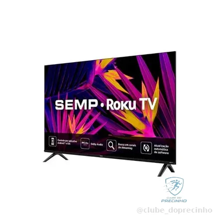 Smart Tv 43 Semp Roku Fhd Wifi Dual Band 43r6610 Hd/fhd Tv