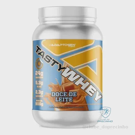 Tasty Whey 3W Gourmet Whey Protein Adaptogen Science Pote 900g - Doce de Leite Mercado Livre